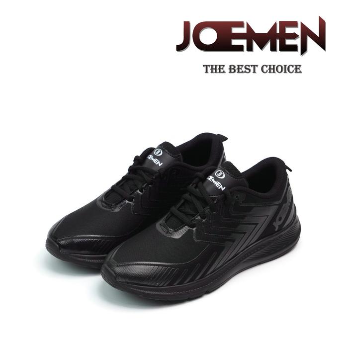 Gambar Sepatu Sneakers Pria Wanita Sepatu Olahraga Sepatu Sekolah Joemen J48 - Hitam, 39 dari Joemen ID_NEW undefined Tokopedia