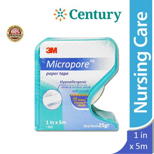 Gambar "NEXCARE MICROPORE 1"X 5 / P3K / Plester / Plester Luka" dari Apotik Century undefined Tokopedia