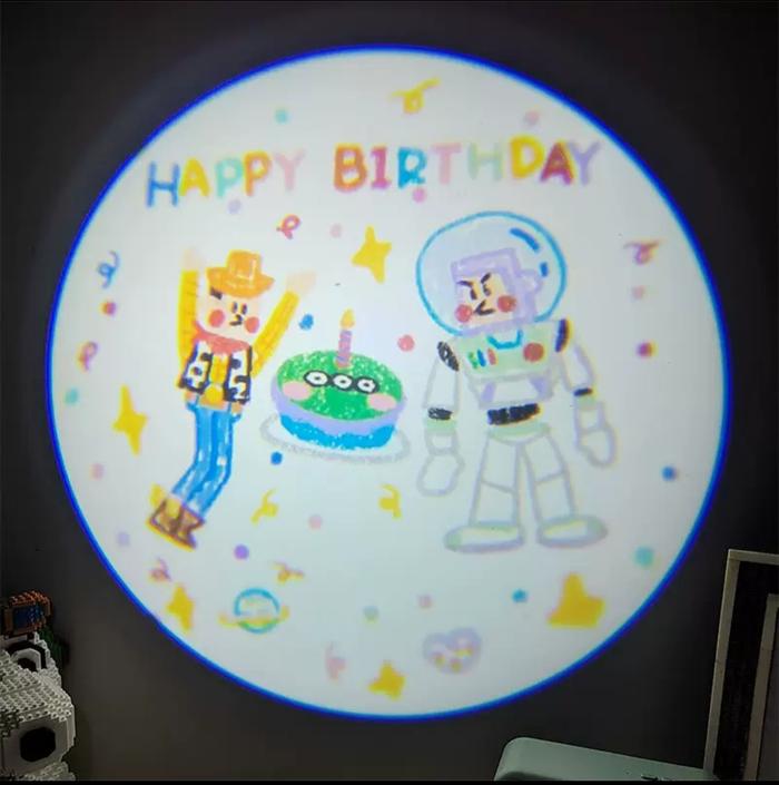 Gambar Projector Happy Birthday Proyektor Party Lamp Cute Birthday Gift Idea - D ToyStoryBulat dari happywoman_NEW undefined Tokopedia