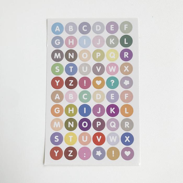 Gambar Stiker Huruf Aesthetic abjad Cute Stiker alfabet Lucu Deco Korea Diary - 2 dari KIDZLOVER undefined Tokopedia