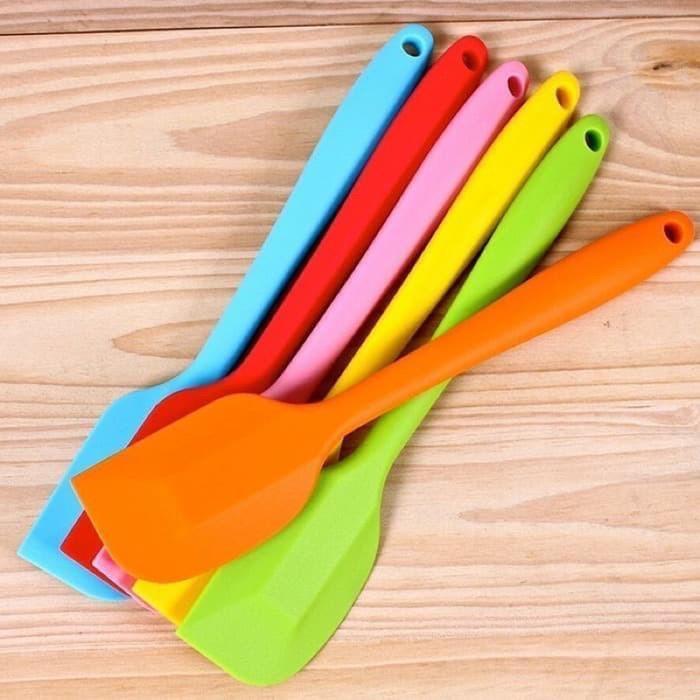 Gambar Set Spatula Silikon Sutil Alat Masak Dapur 5 in 1 Anti Panas - 1 PCS SPATULA dari Mamia Sale undefined Tokopedia