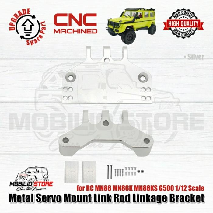 Protecteur De Servo 25T En Alliage D'aluminium – Bras Réglable 3 Trous Pour Voitures RC 1/10 (type SCX10) - 13