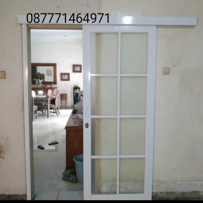 Gambar pintu sliding aluminium - Putih dari karya sepakat undefined Tokopedia