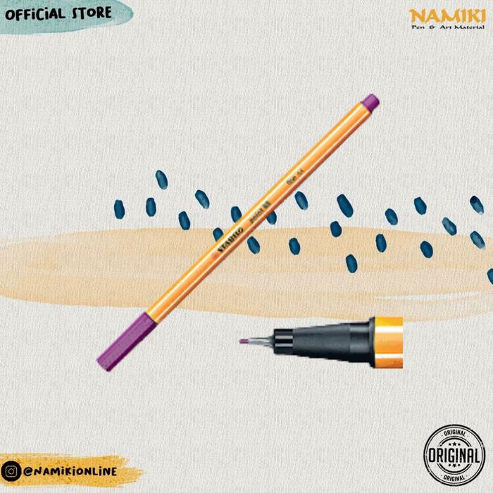 Gambar Stabilo Point 88 - Ungu dari Namiki Online undefined Tokopedia
