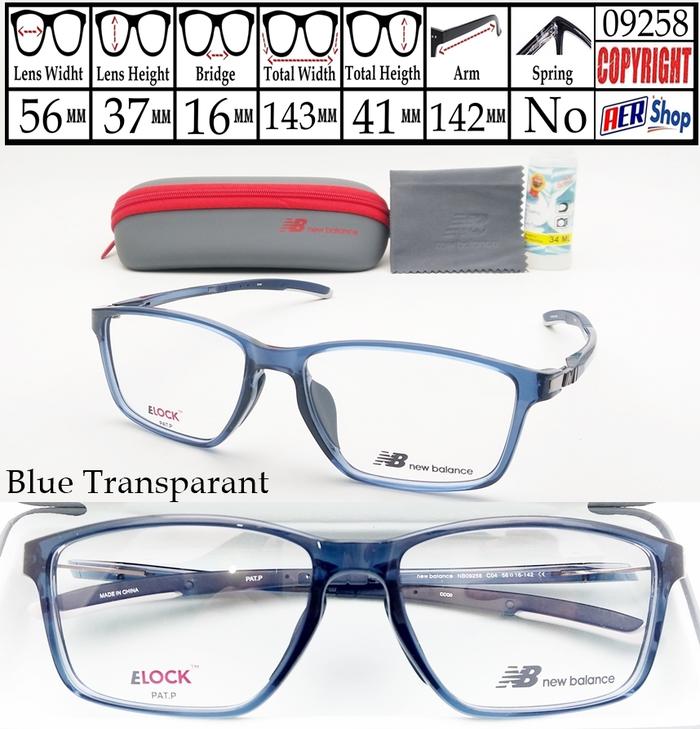 Gambar kacamata minus original NEW BALANCE kacamata E-Look kacamata sport - 09258-Blue dari Zee Eyewear undefined Tokopedia