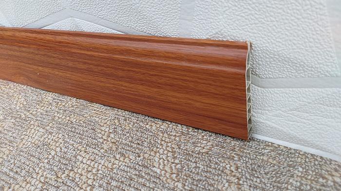 Gambar PLINT PVC LIST LANTAI DINDING P 1.2 METER L 8CM KETEBALAN 1.2CM - KAYU MERAH TPIS dari Living Home interior undefined Tokopedia