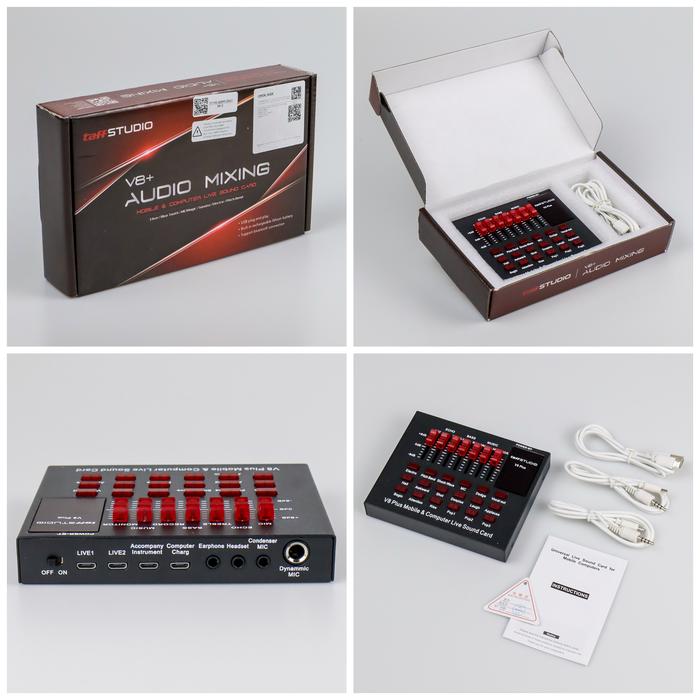 Gambar Taffware V8 Plus Bluetooth USB External Soundcard Live Broadcast Mic - V8 Plus dari GREEN MOSS KU undefined Tokopedia