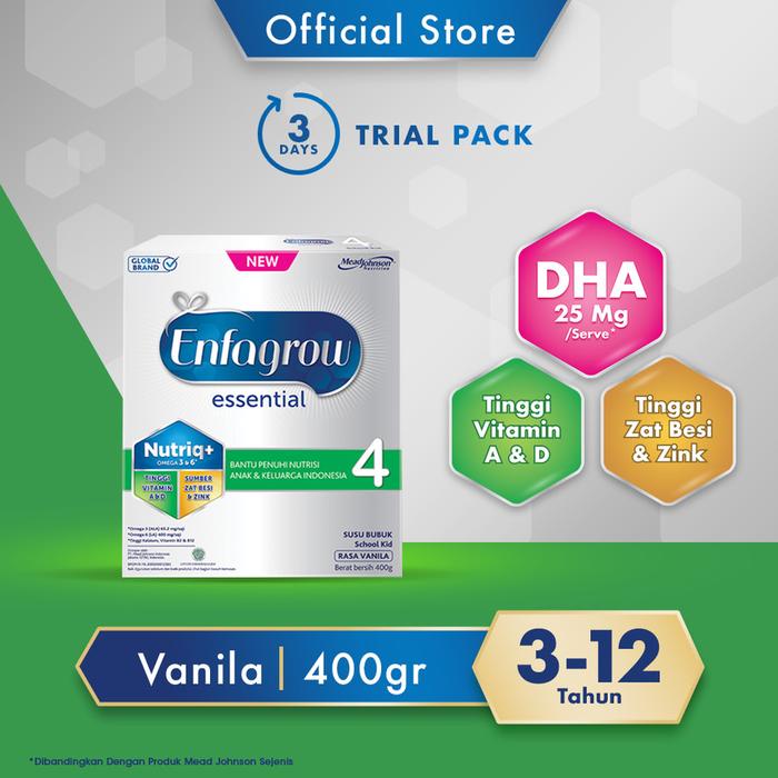 Gambar Enfagrow Essential 4 Vanila 400 gr dari anakpedia undefined Tokopedia