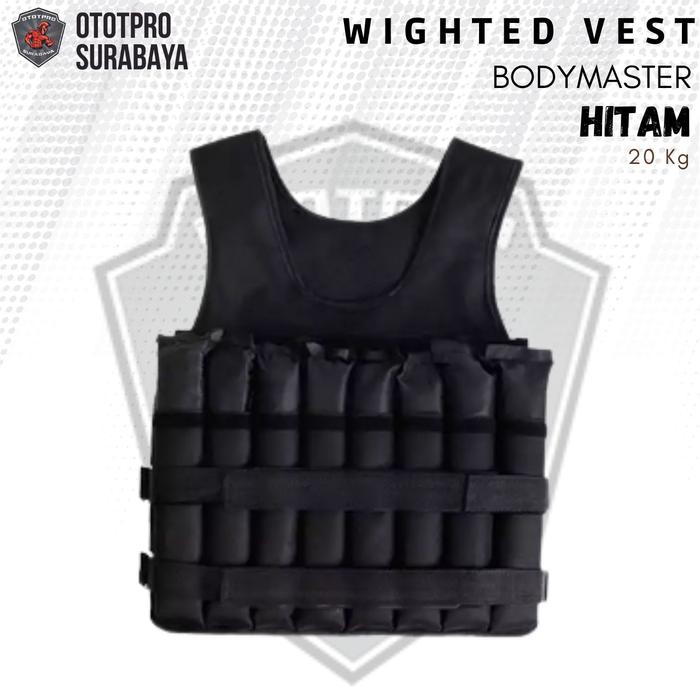 Gambar Weighted Vest 20Kg |Rompi Pemberat |Jaket Pemberat |Gym|Fitness - BLACK dari Ototpro Surabaya undefined Tokopedia
