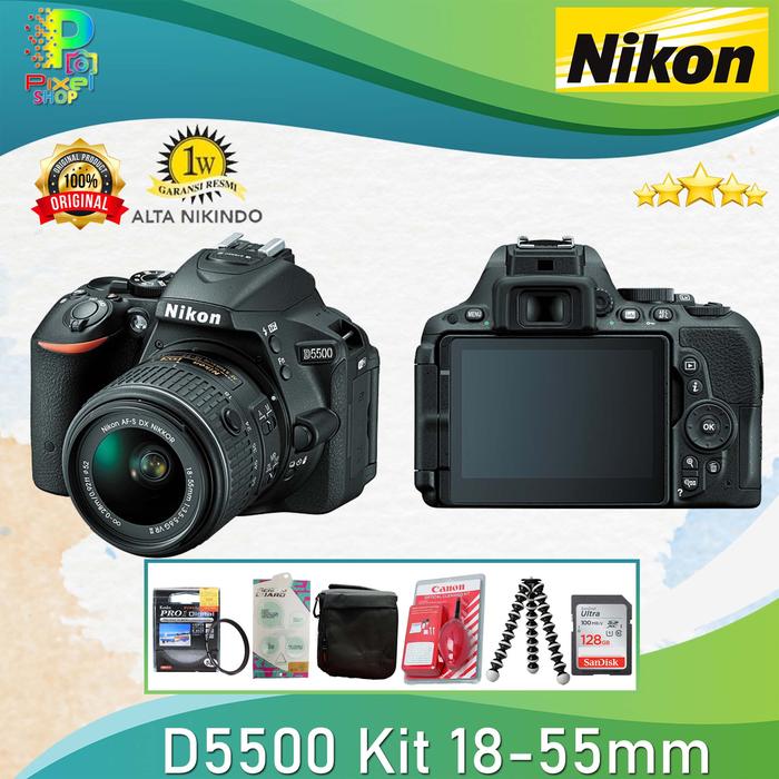 NIKON D5500 KIT DX NIKKOR 18-55MM VR II NIKON D5500 KIT  DISTRIBUTOR, BODY ONLY