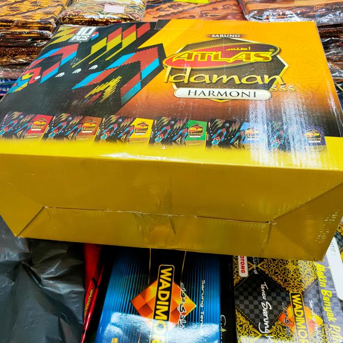 Gambar sarung atlas idaman harmoni kembang - Hijau dari abdulkosimmart undefined Tokopedia