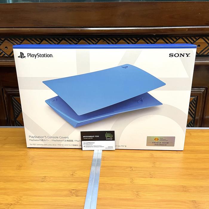 Gambar PS5 Console Cover Plate disc dan digital Official Sony - Starlight Blue, Disc dari Toys'kuy Ceria undefined Tokopedia