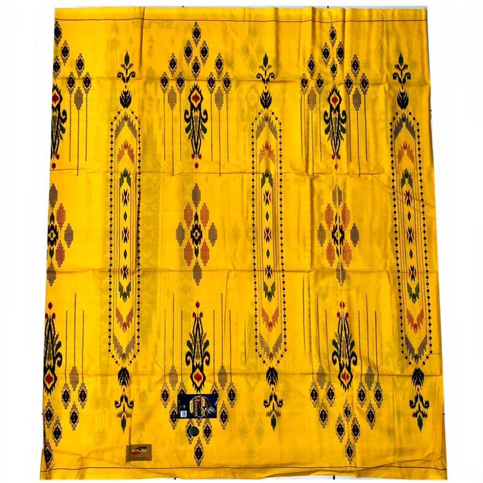 Gambar sarung atlas idaman harmoni kembang - Kuning dari abdulkosimmart undefined Tokopedia