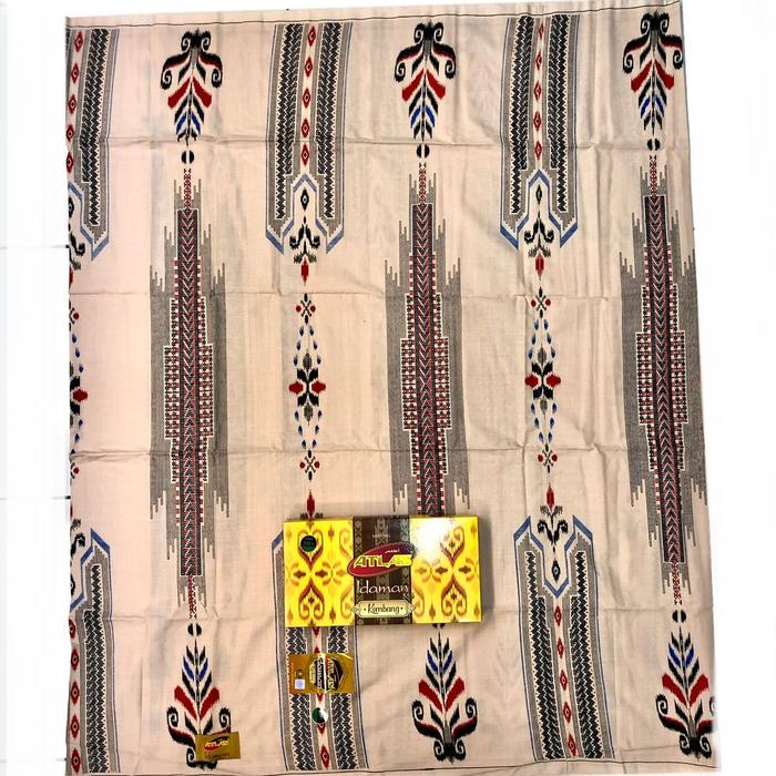Gambar sarung atlas idaman harmoni kembang - cream dari abdulkosimmart undefined Tokopedia