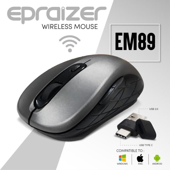 Gambar Epraizer Mouse Wireless Office Em89 - High Quality Sensor EM-89 dari Rakitan Computer undefined Tokopedia