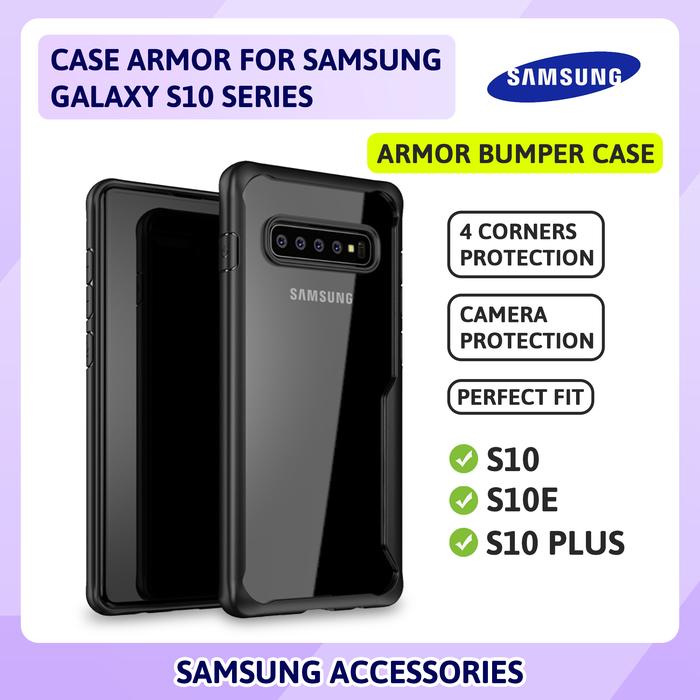 Jual Samsung Galaxy S10 S10+ S10e Armor Soft Case Cover Back
