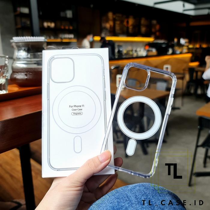 Gambar MAG - Case For IPHONE 11 11 PRO 11 PRO MAX | MAGSAFE CASE MAGNETIC CLEAR PREMIUM - IPH 11 dari TLCASE.ID undefined Tokopedia