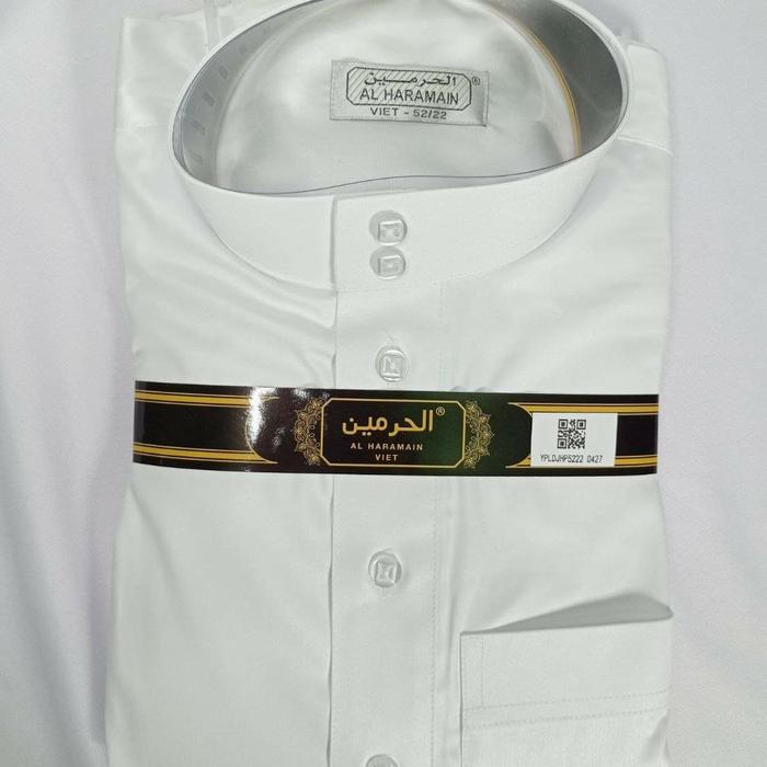 Gambar jubah haramain viet import polyester - PUTIIH, 56/24 dari Toko Kurta undefined Tokopedia