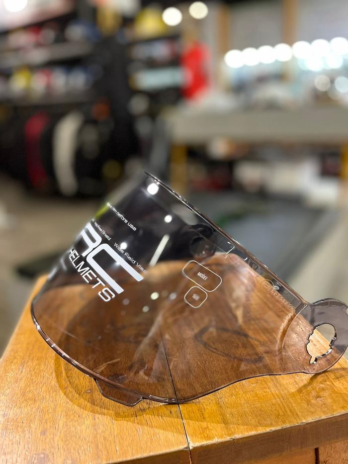 Gambar VISOR TORC T1 FLAT , BUBBLE | ORIGINAL TORC - flat smoke dari GARAGE 57 undefined Tokopedia