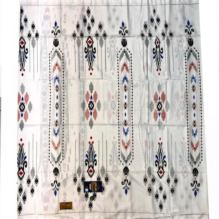 Gambar sarung atlas idaman harmoni kembang - Putih dari abdulkosimmart undefined Tokopedia