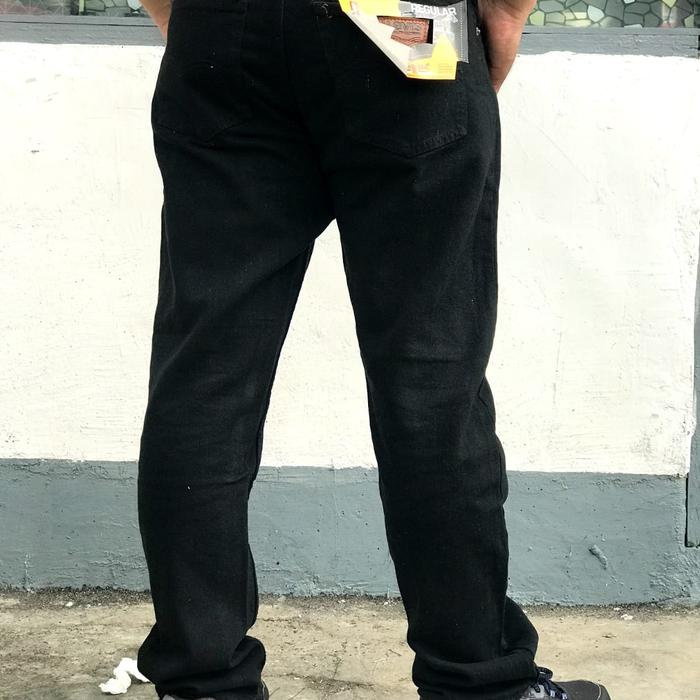Gambar Celana Jeans Pria Panjang reguler bukan slimfit ready makassar - Hitam, 36 dari sumber jaket makassar undefined Tokopedia