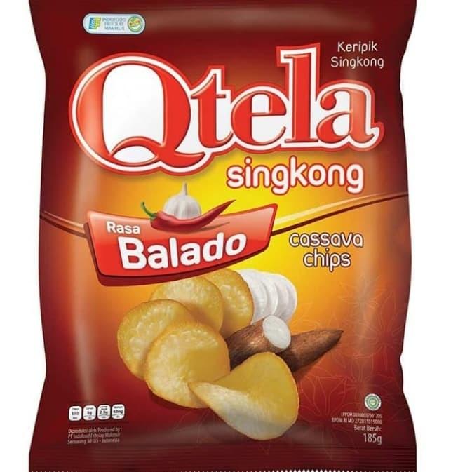 Gambar Keripik Singkong Qtela 185Gr - Balado dari Fael Online Shop undefined Tokopedia