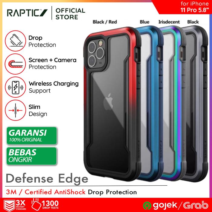 Premium Case Compatible For iPhone 11 Pro X-Doria Defense Shield Soft  Casing Black