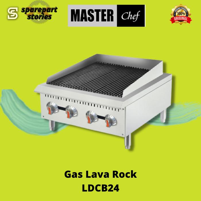 Jual Masterchef Gas Lava Rock LDCB 24 / Gas Grill 2 Burner Jakarta