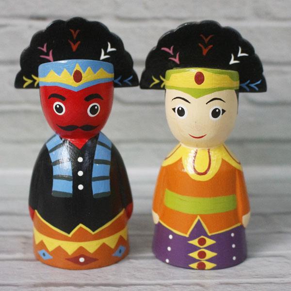 Gambar Boneka Ondel-Ondel Bang Juned dan Mpok Eli - Ondel Aja dari souvenirgo undefined Tokopedia