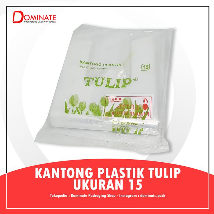 Gambar Kantong Plastik PE Bening Murah Tulip ukuran 15/24/30 - 15 dari Dominate Packaging Shop undefined Tokopedia