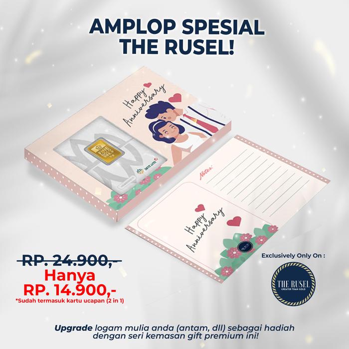 Gambar Amplop Premium Gift Logam Mulia Emas Antam/Lotus Archi/UBS/Hartadinata - Happy Anniv dari The Rusel undefined Tokopedia