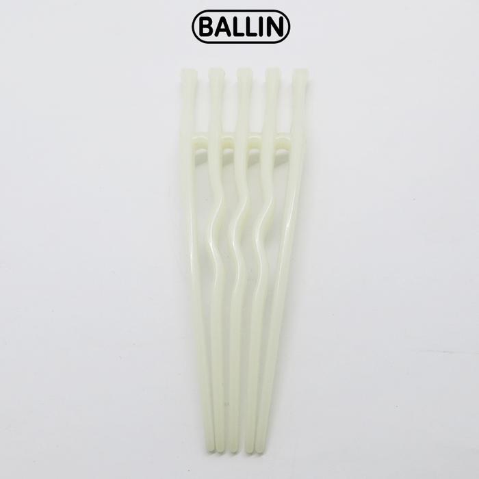Gambar BALLIN HAIR COMB TUSUK KONDE / TUSUK RAMBUT NOUGAT MILK - TWO - PUTIH1 dari Ballin ID undefined Tokopedia