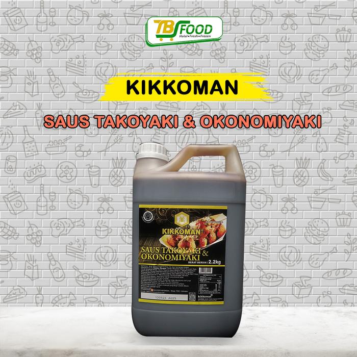 Gambar Kikkoman Takoyaki & Okonomiyaki Sauce HALAL Jerigen 2L - Saus Takoyaki dari Tanbassafood undefined Tokopedia