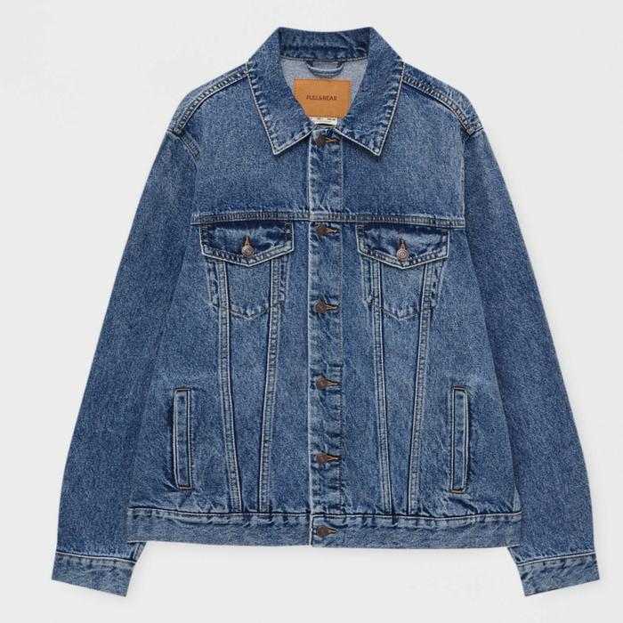 Gambar jaket denim pull and bear original store jaket denim pull & bear - Model 1, S dari DroidOne undefined Tokopedia