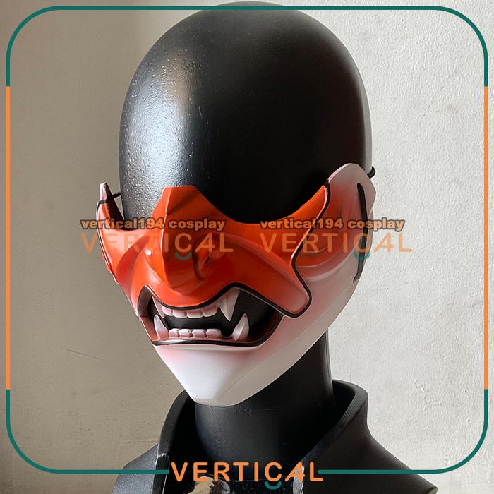 Gambar COSPLAY GHOST OF TSUSHIMA MASK TOPENG JIN SAKAI ONI JEPANG SAMURAI (B) - Orange dari cosplay vertical 194 undefined Tokopedia