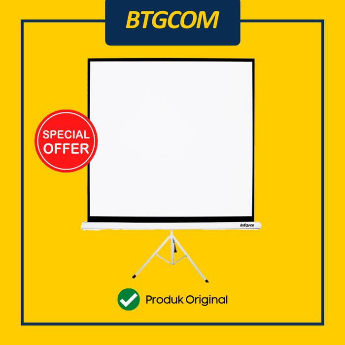 Gambar Tripod Screen Inforce 84" 4:3 (1270x1700) dari btgcom undefined Tokopedia
