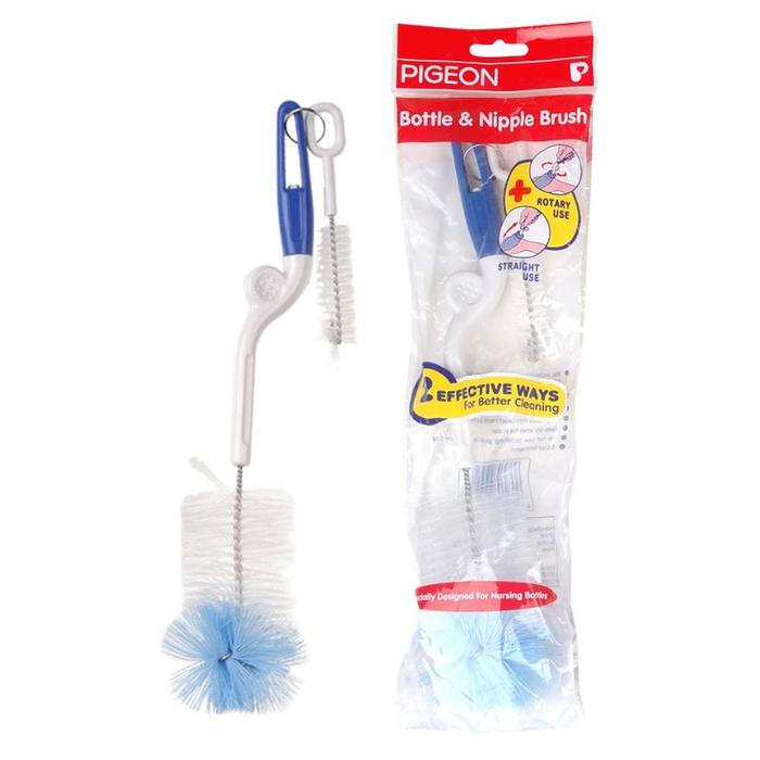 Pigeon Nylon Bottle Nipple Brush Sikat Botol Susu dan Dot Bayi di Viel  Store Medan Tokopedia