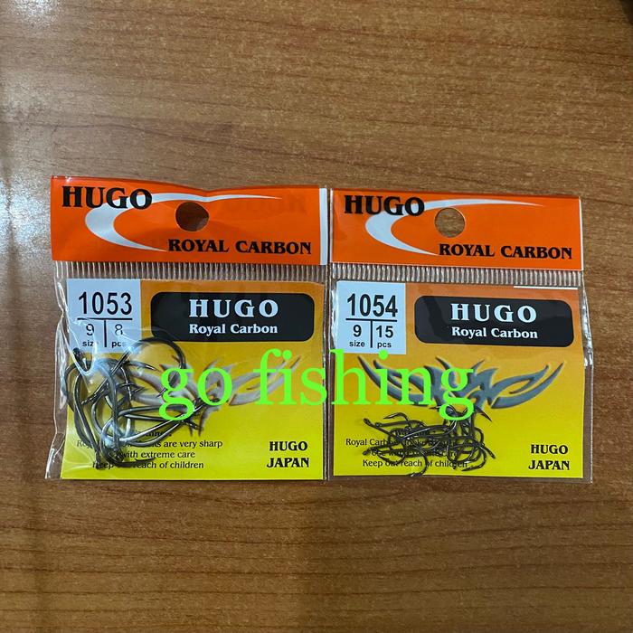 Gambar Mata kail Hugo Royal Carbon 1053 dan 1054 no. 1 s/d 15 - 1053 no.10 dari GOFISHING789 undefined Tokopedia