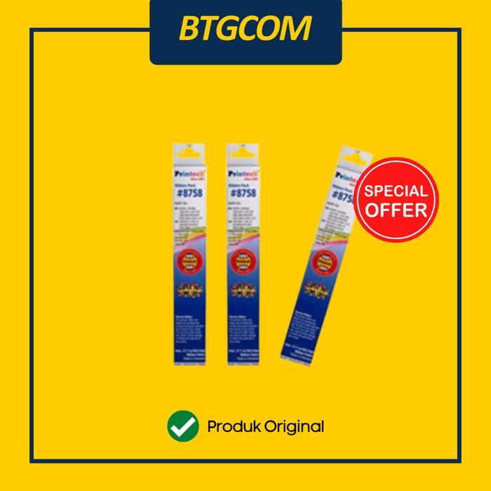 Gambar REFFIL RIBBON PACK PRINTECH #8758 8758 PITA PRINTER COMPATIBLE EPSON dari btgcom undefined Tokopedia