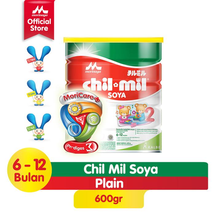 Gambar Morinaga Chil Mil Soya 2 Susu Formula Bayi usia 6-12 bln isi 300/600gr - 600 gr dari Hokky Baby Shop Online undefined Tokopedia