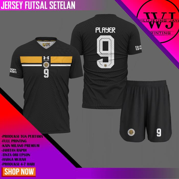 Gambar JERSEY FUTSAL COSTUME DESIGN ANAK2 - XS, ATASAN PENDEK dari Uwais sport apparel undefined Tokopedia