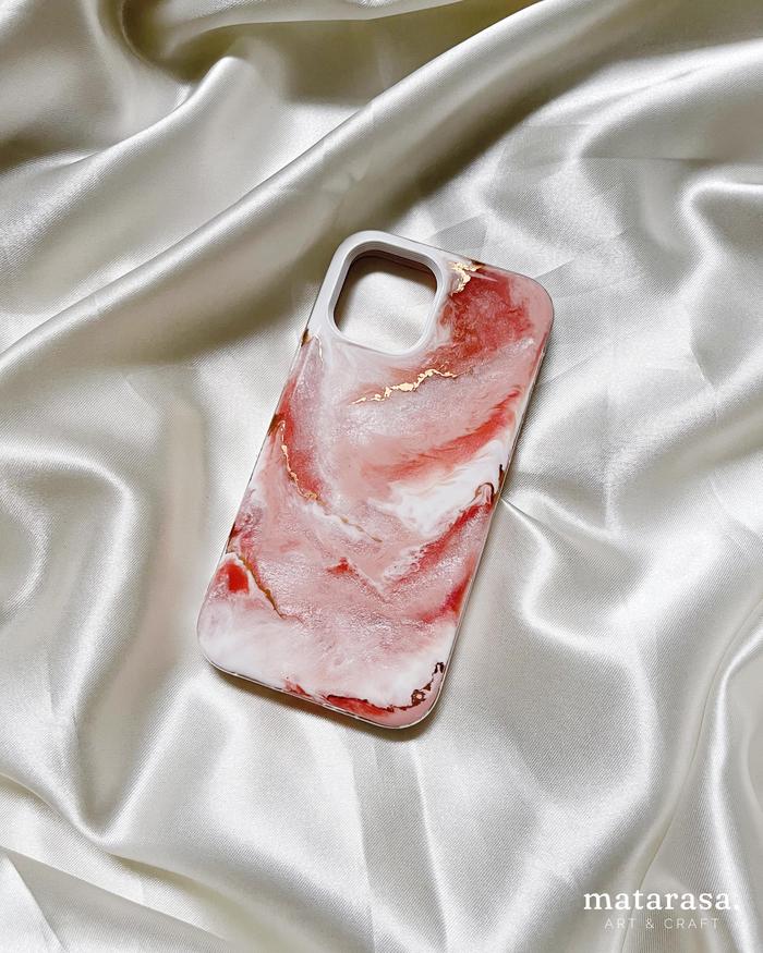 Gambar Resin Phone Case - Color Splash Series - Pinky Clouds dari matarasa art &amp; craft undefined Tokopedia