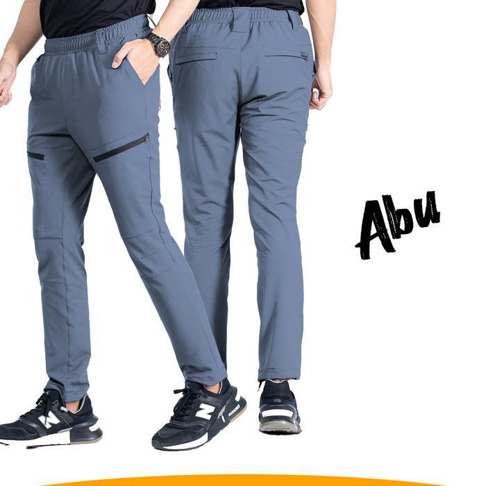 Gambar GAREN - CELANA PANJANG QUICK DRY - CELANA GUNUNG - OUTDOOR CASUAL - Abu, S dari Rumah Komunitas undefined Tokopedia