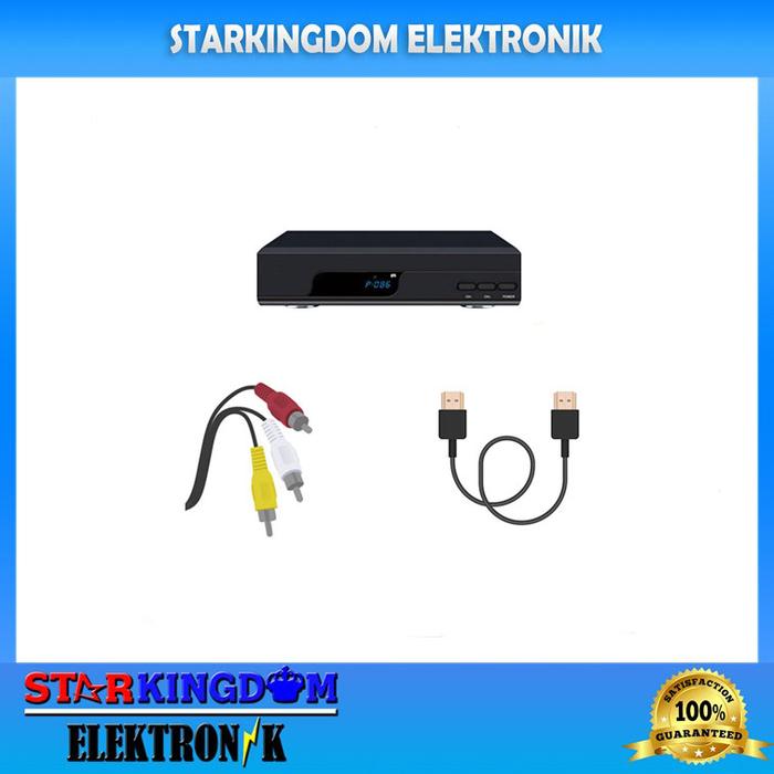 Gambar Evercoss STB Pro TV Digital DVB-T2 Set Top Box UHF Garansi Resmi 1Thn - EVRCS MAX HDMI dari Star Kingdom Electronics undefined Tokopedia