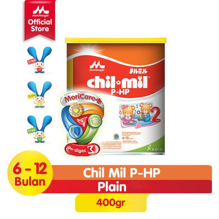 Gambar Morinaga Chil Mil P-HP 2 Susu Formula Bayi usia 6-12 bln isi 400/800gr - 400 gr dari Hokky Baby Shop Online undefined Tokopedia