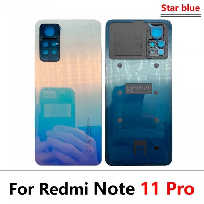 Gambar Backdoor Xiaomi Redmi Note 11 Pro - 11 Pro 5G Original - Starlight blue, Note 11 Pro 5G dari LEO OS undefined Tokopedia