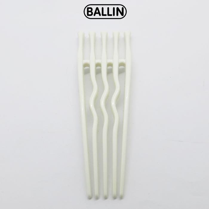 Gambar BALLIN HAIR COMB TUSUK KONDE / TUSUK RAMBUT NOUGAT MILK - TWO - PUTIH2 dari Ballin ID undefined Tokopedia