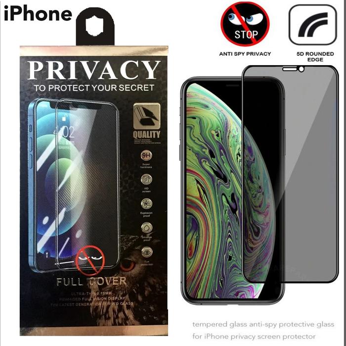 Gambar ANTI GORES SPY iPhone X XS XR XS MAX 11 11 PRO MAX Full Screen PRIVACY - PRIVACY, IPHONE X/11 PRO dari Qishop88 undefined Tokopedia