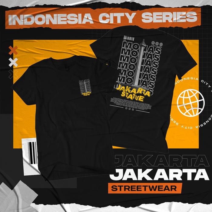 Gambar INDONESIA City Series Tshirt by Kalostee - JKT2, XL dari Kalostee ID undefined Tokopedia