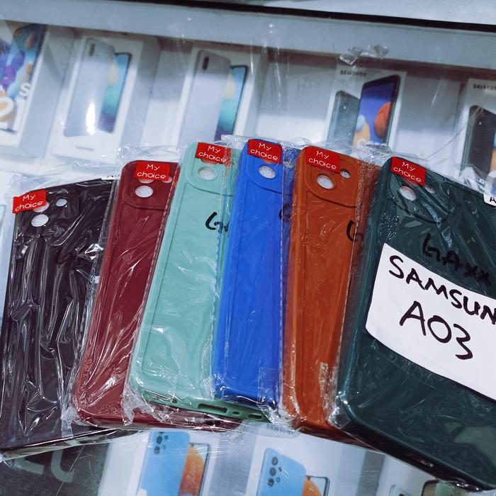 Gambar softcase Samsung A03 Full Rubber dari plasma ponsel undefined Tokopedia